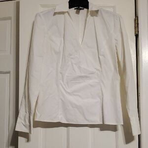 Alfani Elegant Cream Blouse 4